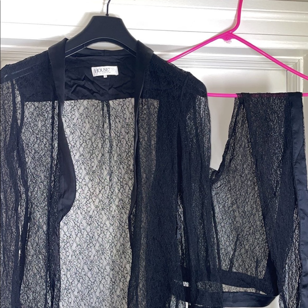 House of CB London, two piece suit, black,